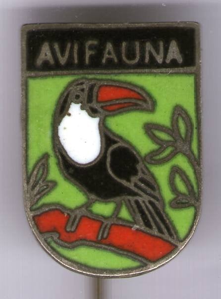 Avifauna Alphen a/d Rijn email op zilverkl speldje ( N_011), Verzamelen, Speldjes, Pins en Buttons, Verzenden, Zo goed als nieuw