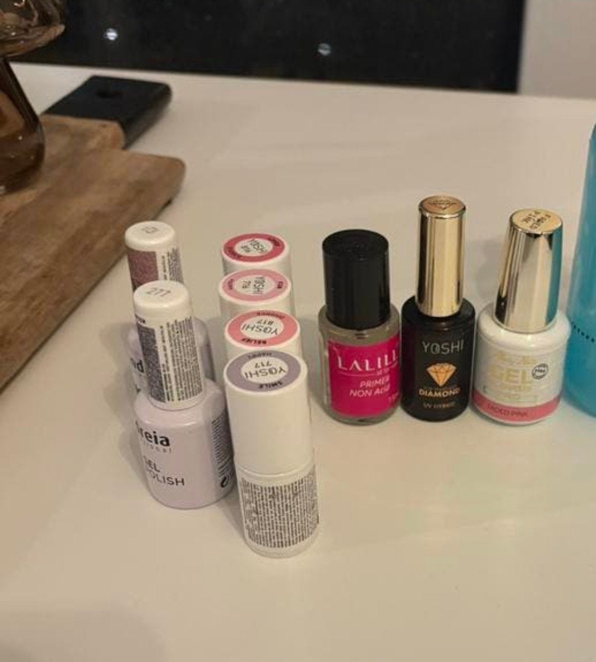 Gel nagel set, Ophalen of Verzenden, Zo goed als nieuw, Overige kleuren, Handen en Nagels