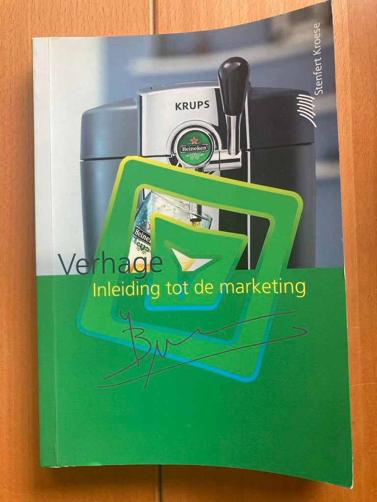 B verhage. Inleiding tot marketing, Ophalen of Verzenden, Zo goed als nieuw, Economie en Marketing