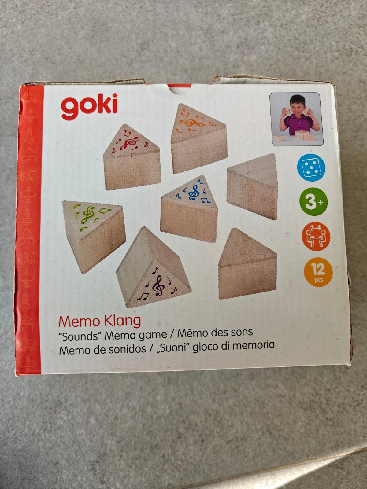 Goki Memo Klang - Geluiden Memospel, Ophalen of Verzenden, Zo goed als nieuw, Ontdekken, Met geluid