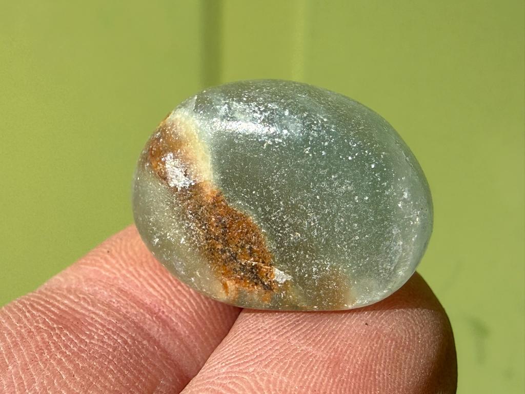 Lemurian Aquatine broekzaksteen mineralen, Ophalen of Verzenden, Mineraal