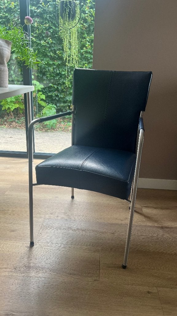 Bert Plantagie eetkamer stoel, Ophalen, Modern design, Blauw, Zo goed als nieuw