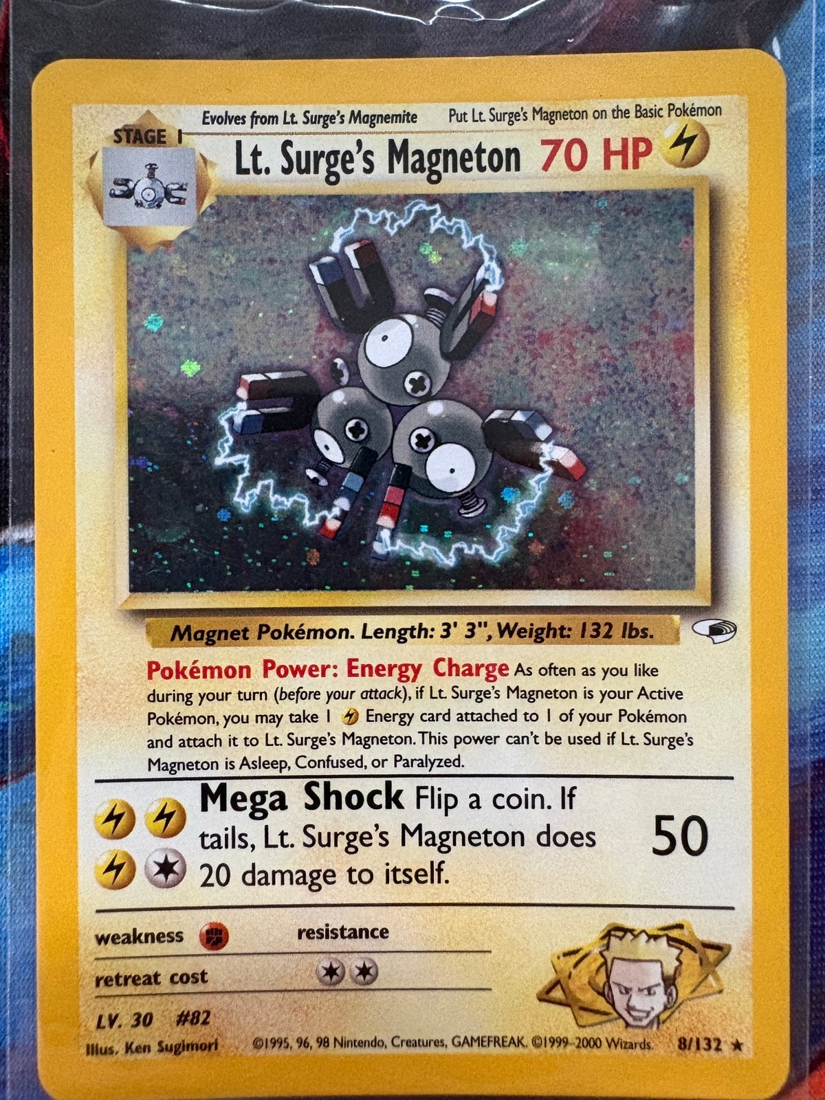 Lt. Surge’s Magneton 8/132 GYM HEROES - EXC/NM, Ophalen, Zo goed als nieuw