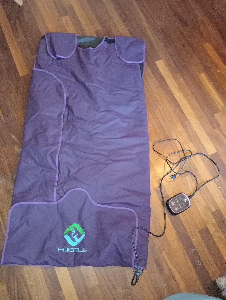 fuerle sauna warmte deken met edelstenen, Sport en Fitness, Sauna, Zo goed als nieuw, Toebehoren, Verzenden