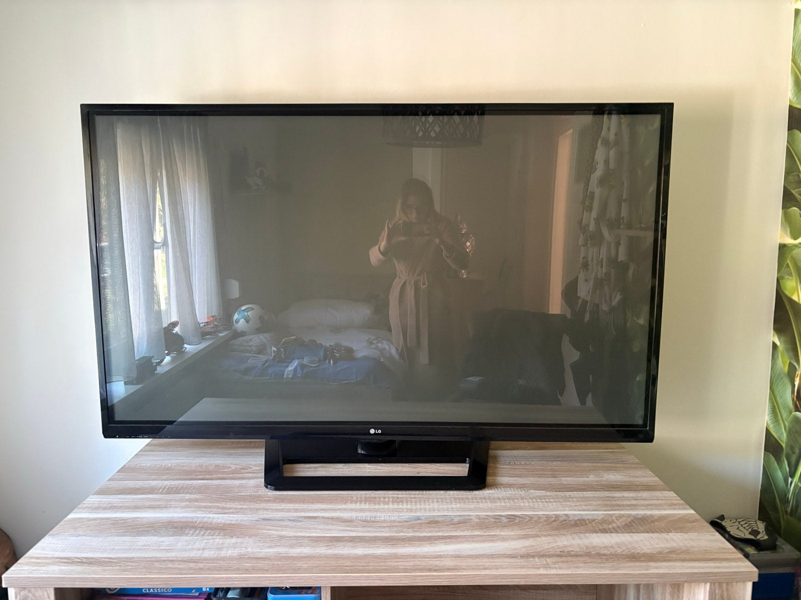 LG TV 138 cm breed, 82 cm hoog, Audio, Tv en Foto, Televisies, Ophalen, Gebruikt, 100 cm of meer, LG