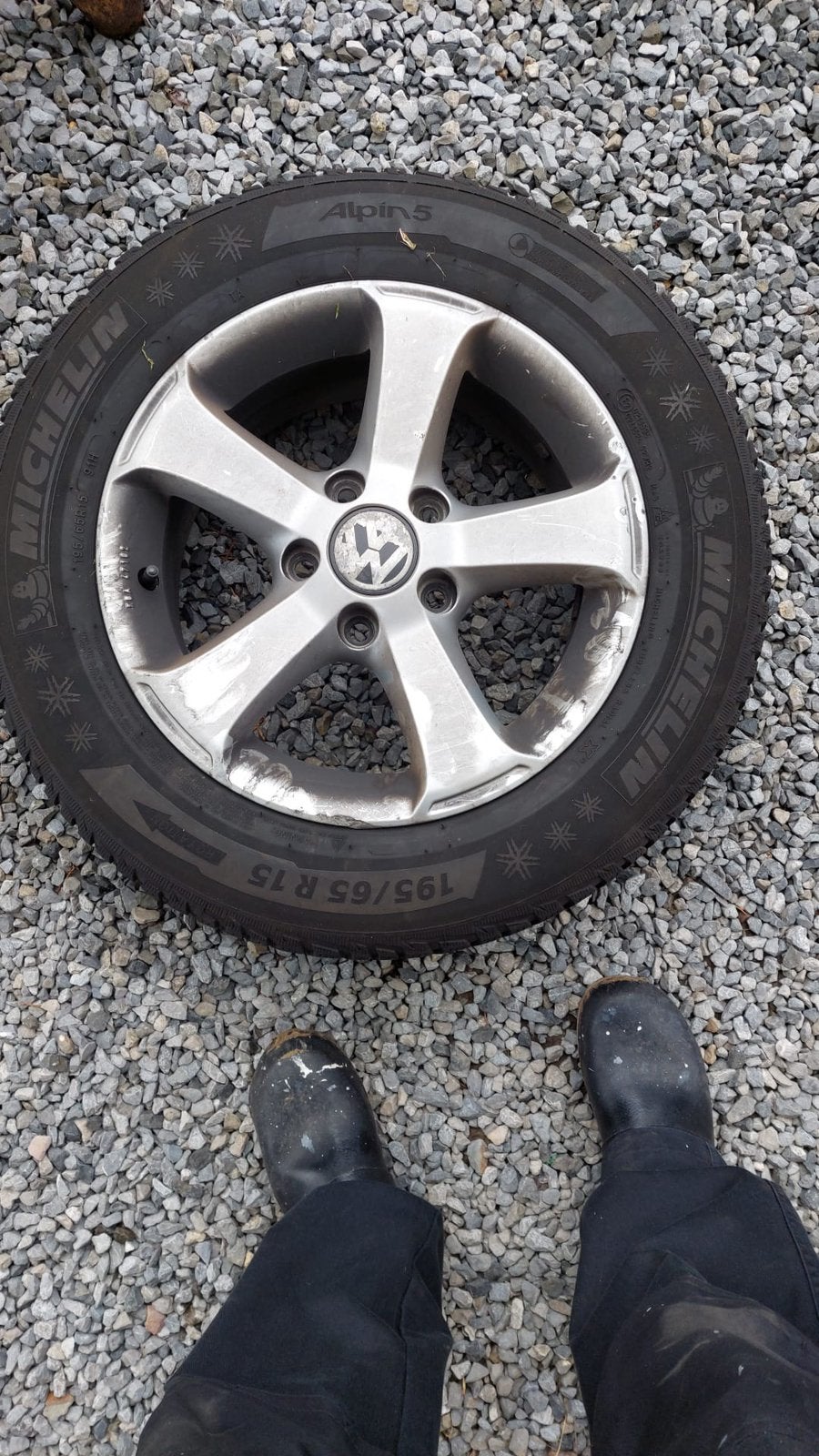 VW Golf 5, 6, 7 zomerbanden + lichtmetalen velgen, Auto-onderdelen, Banden en Velgen, Banden en Velgen, Zomerbanden, 15 inch, 205 mm