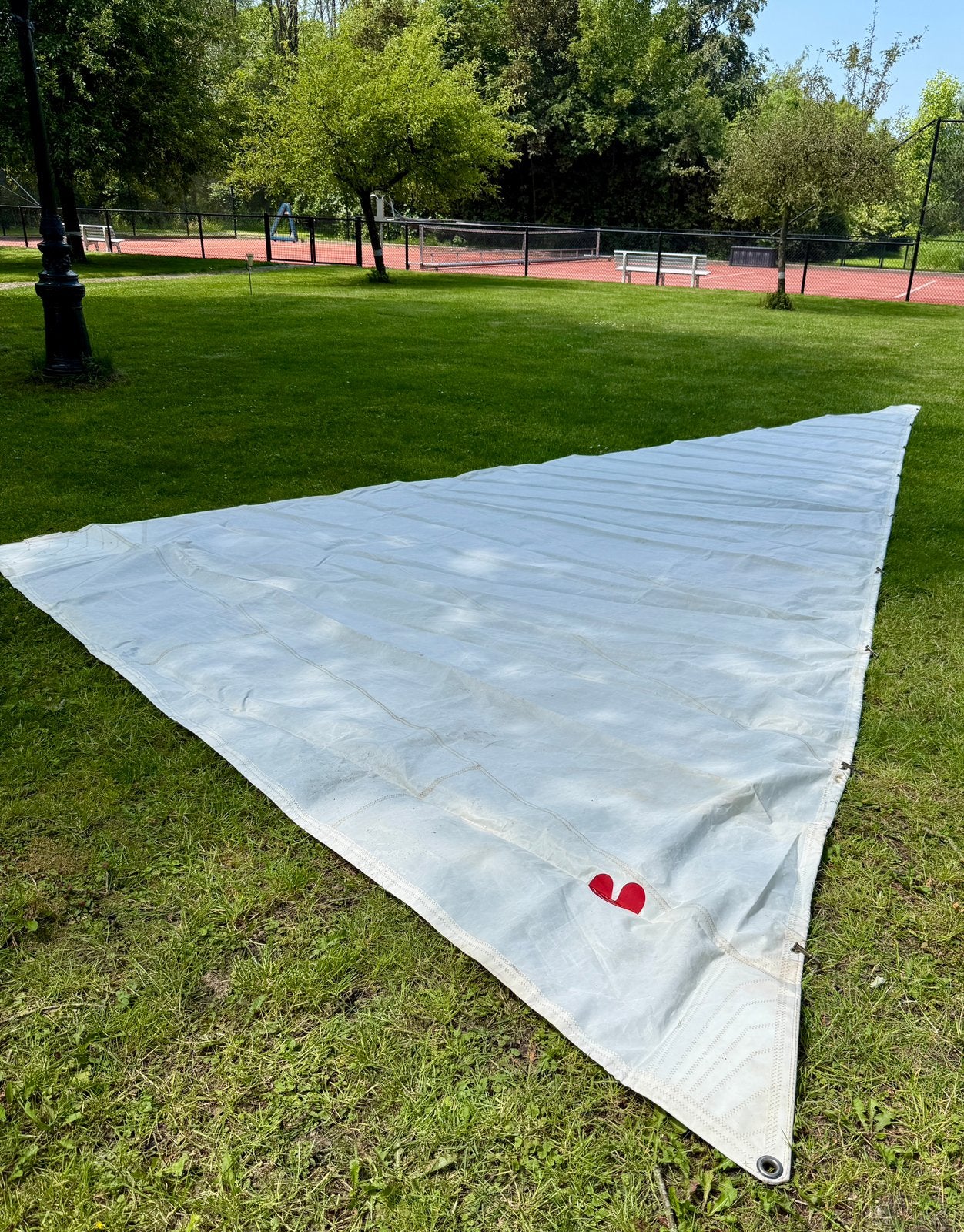 Fok, Ophalen of Verzenden, Zo goed als nieuw, Genua of Fok, Minder dan 15 m²