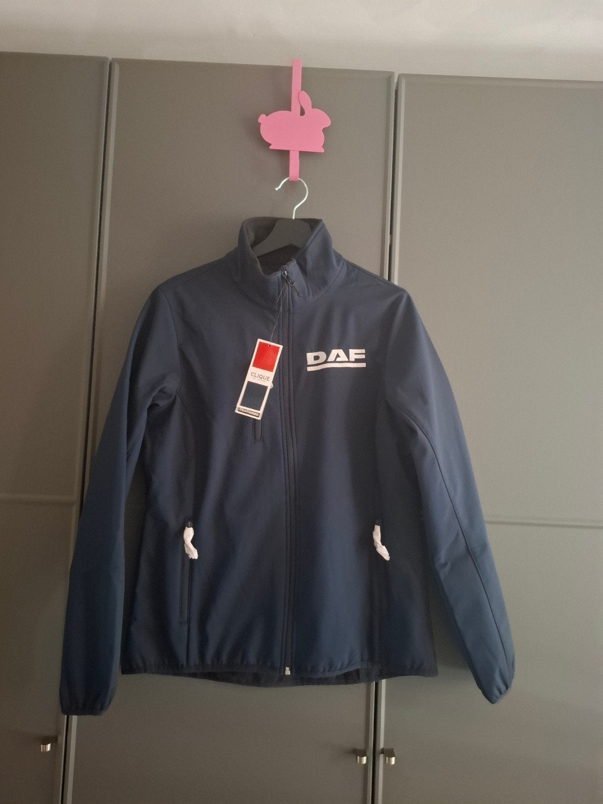 DAF shoftshell jas maat L, Ophalen of Verzenden, Nieuw, Maat 42/44 (L), Blauw