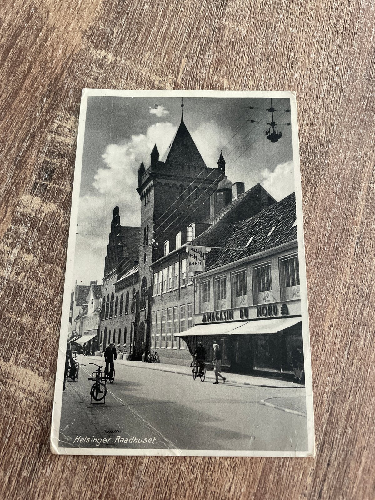 Oude ansichtkaart Helsingør, Raadhuset, Denemarken (1948), Ophalen of Verzenden, 1940 tot 1960, Gelopen, Overig Europa