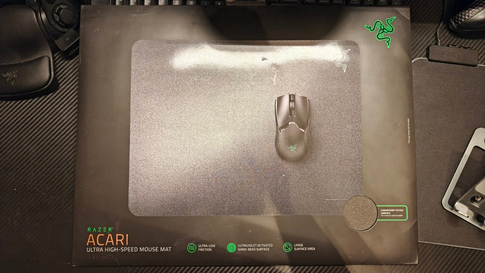 Razer  Muis Mat Acari Ultra High-Speed, Ophalen of Verzenden, Zo goed als nieuw