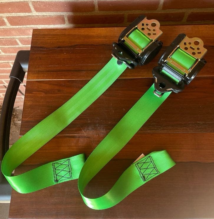 Set groene gordels Volkswagen Golf IV 2003, Auto-onderdelen, Ophalen of Verzenden, Gebruikt, Volkswagen
