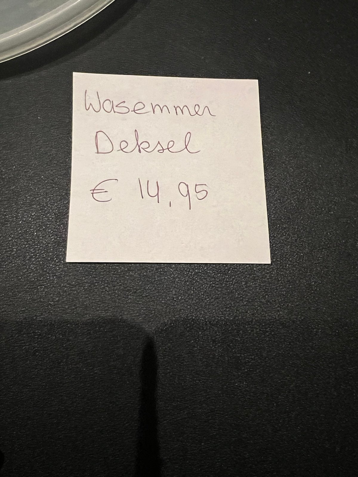 Tupperware Wasemmer Deksel - Wit, Gebruikt, Wit, Overige typen, Ophalen of Verzenden