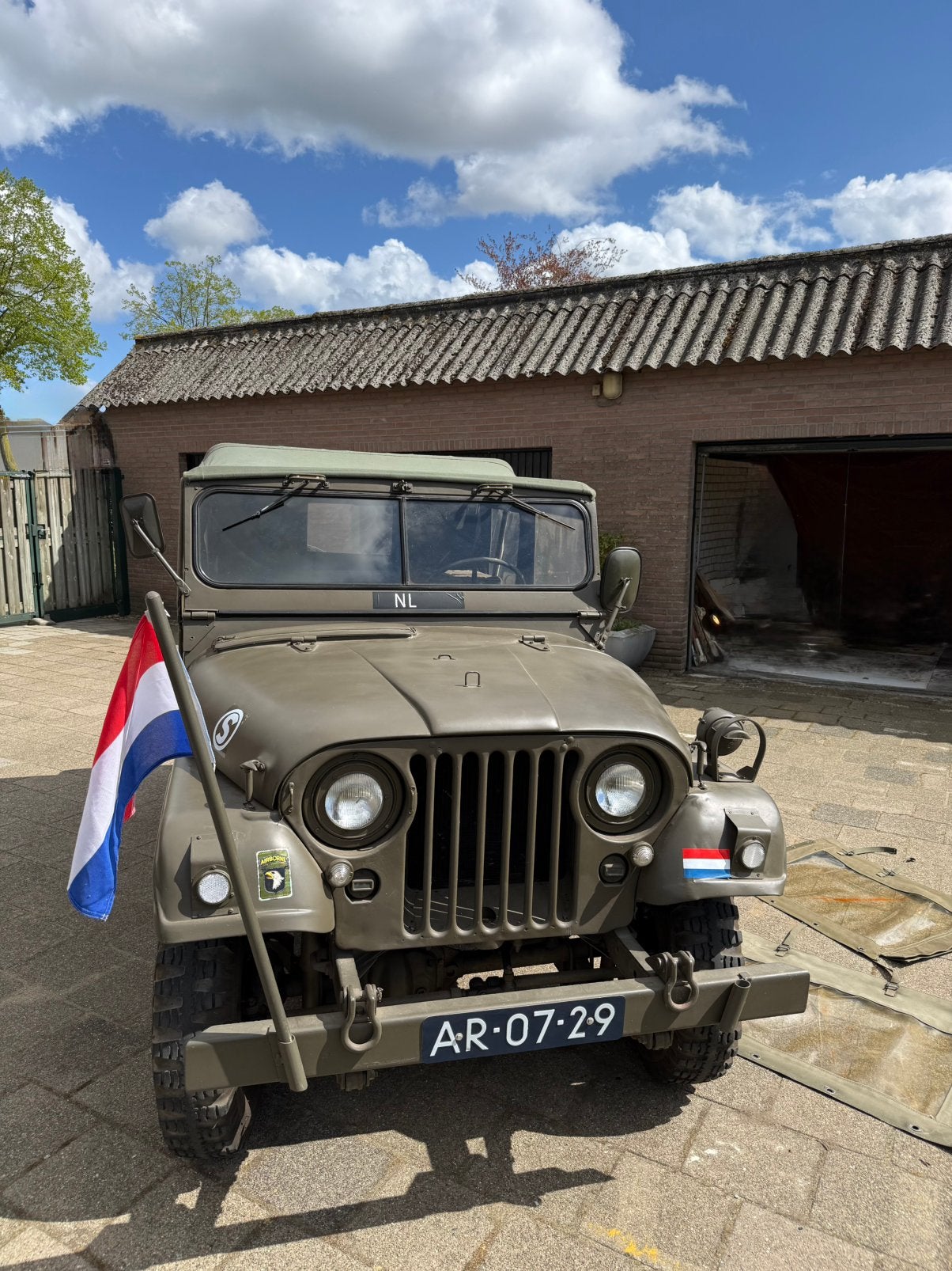 Jeep Nekaf M38a 1956, 74 pk, Cabriolet, 4 stoelen, Particulier