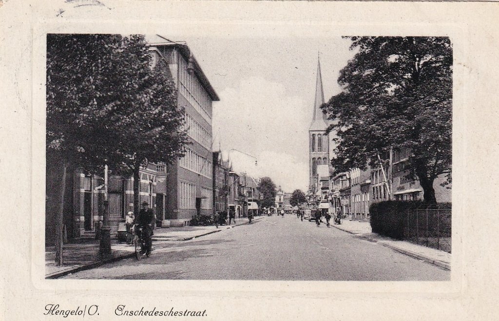 Hengelo, Enschede, 1939., Verzenden, 1920 tot 1940, Gelopen, Overijssel