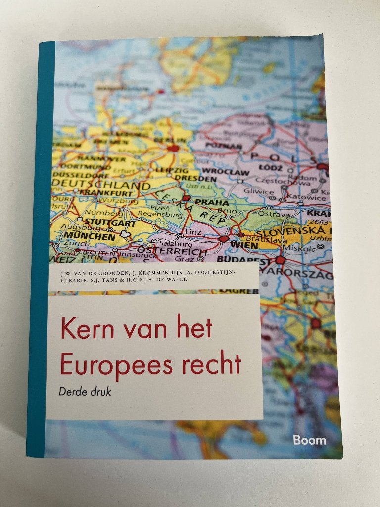 Kern van het Europees recht, Boeken, Studieboeken en Cursussen, Boom, Ophalen of Verzenden, Alpha, WO