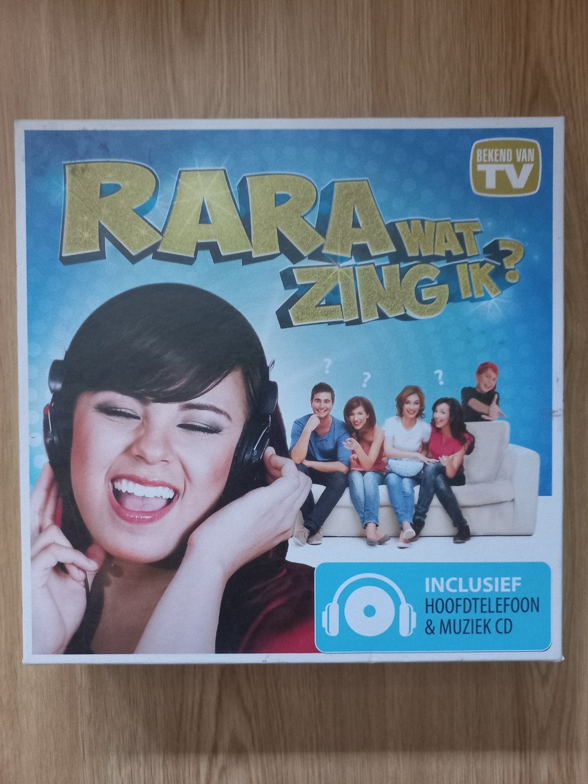 Rara Wat Zing Ik? Muziek CD & Hoofdtelefoon Bordspel, Drie of vier spelers, Ophalen of Verzenden, Nieuw, Onbekend