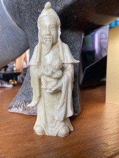 Oosters beeldje, speksteen, Ophalen, Overige materialen, Beeld, China