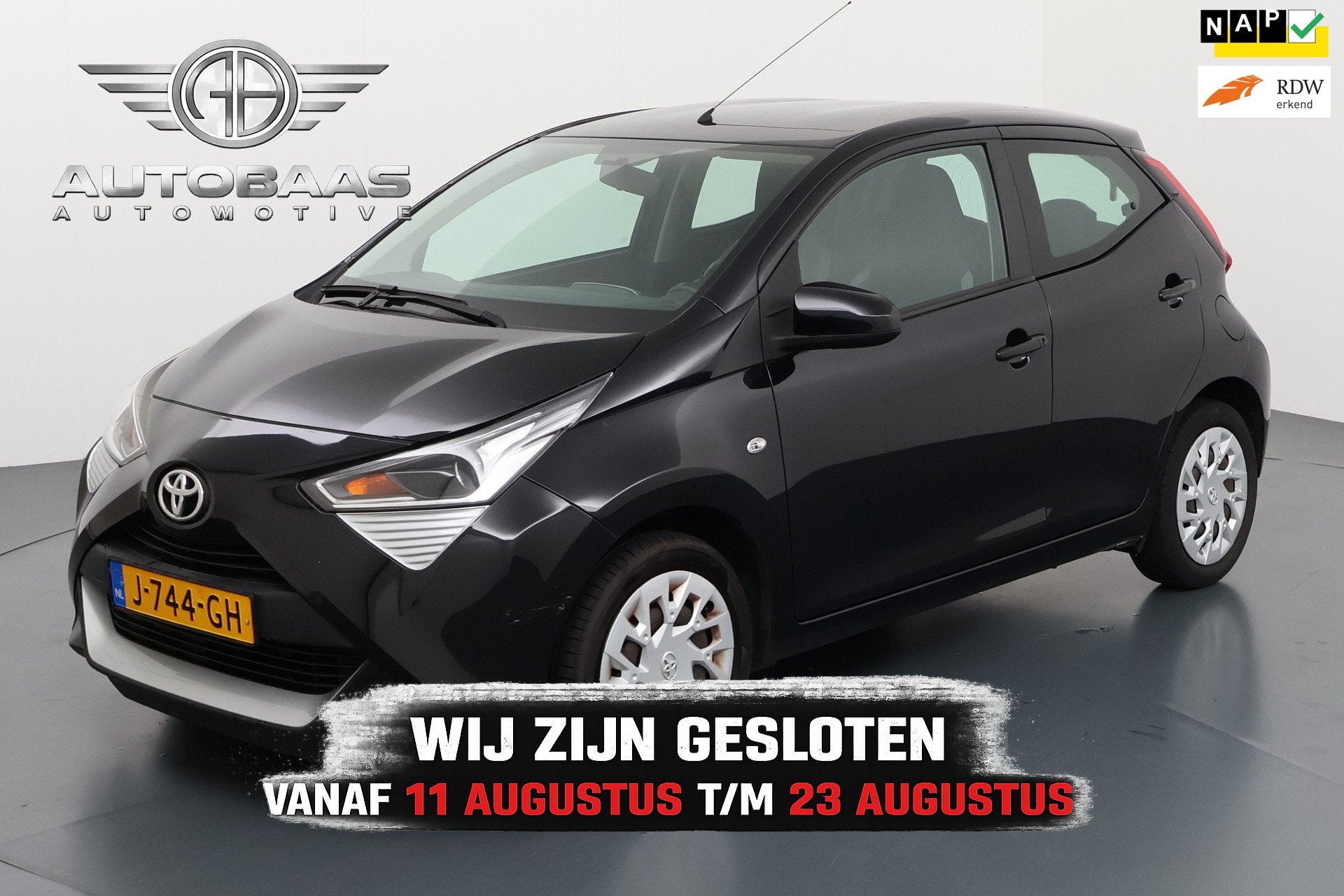 Toyota Aygo 1.0 VVT-i x-play AUTOMAAT *57.421KM NAP*GLOEDNIE, Gebruikt, 4 stoelen, Origineel Nederlands, 3 cilinders