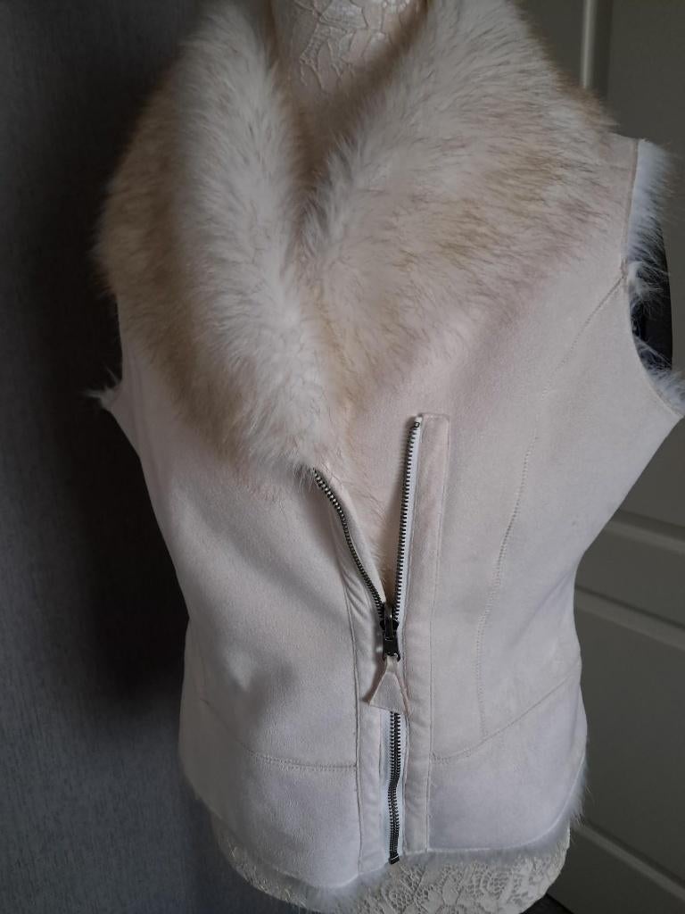 Bodywarmer A-rticles Maat : 38 Kleur : Creme NIEUW, Maat 38/40 (M), Beige, Nieuw, Ophalen of Verzenden