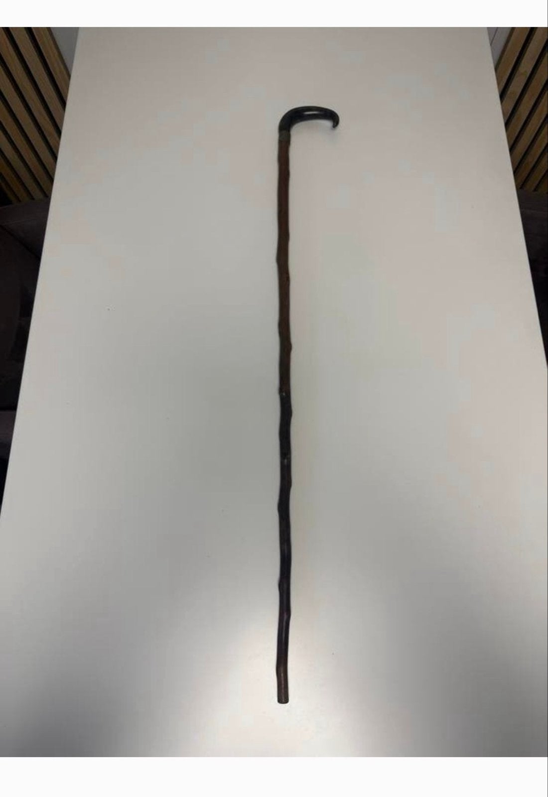 Antieke wandelstok met handvat van been, Ophalen of Verzenden