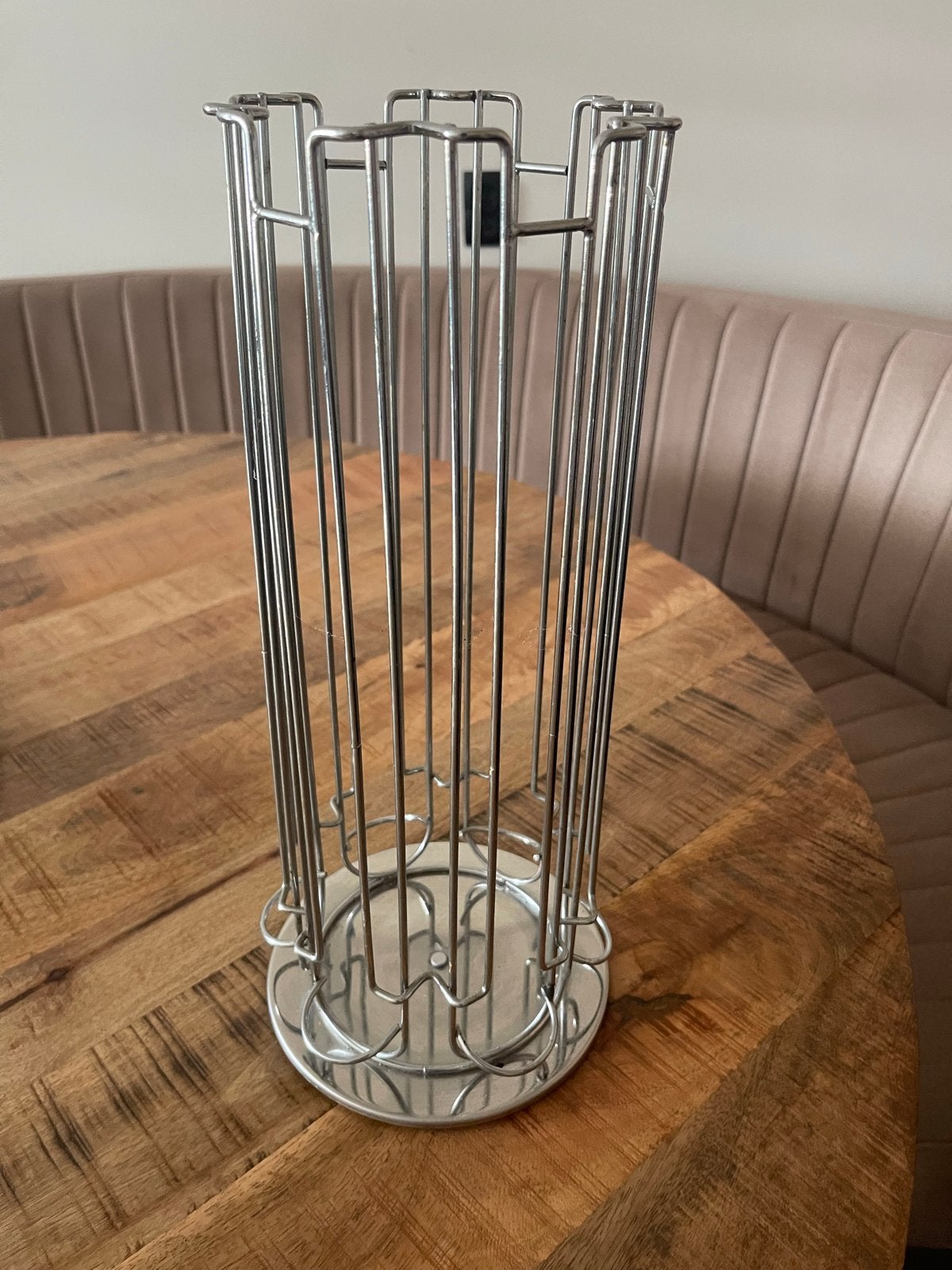 Nespresso capsulehouder - Zilverkleurig, Huis en Inrichting, Overige typen, Zilver, Ophalen of Verzenden, Zo goed als nieuw
