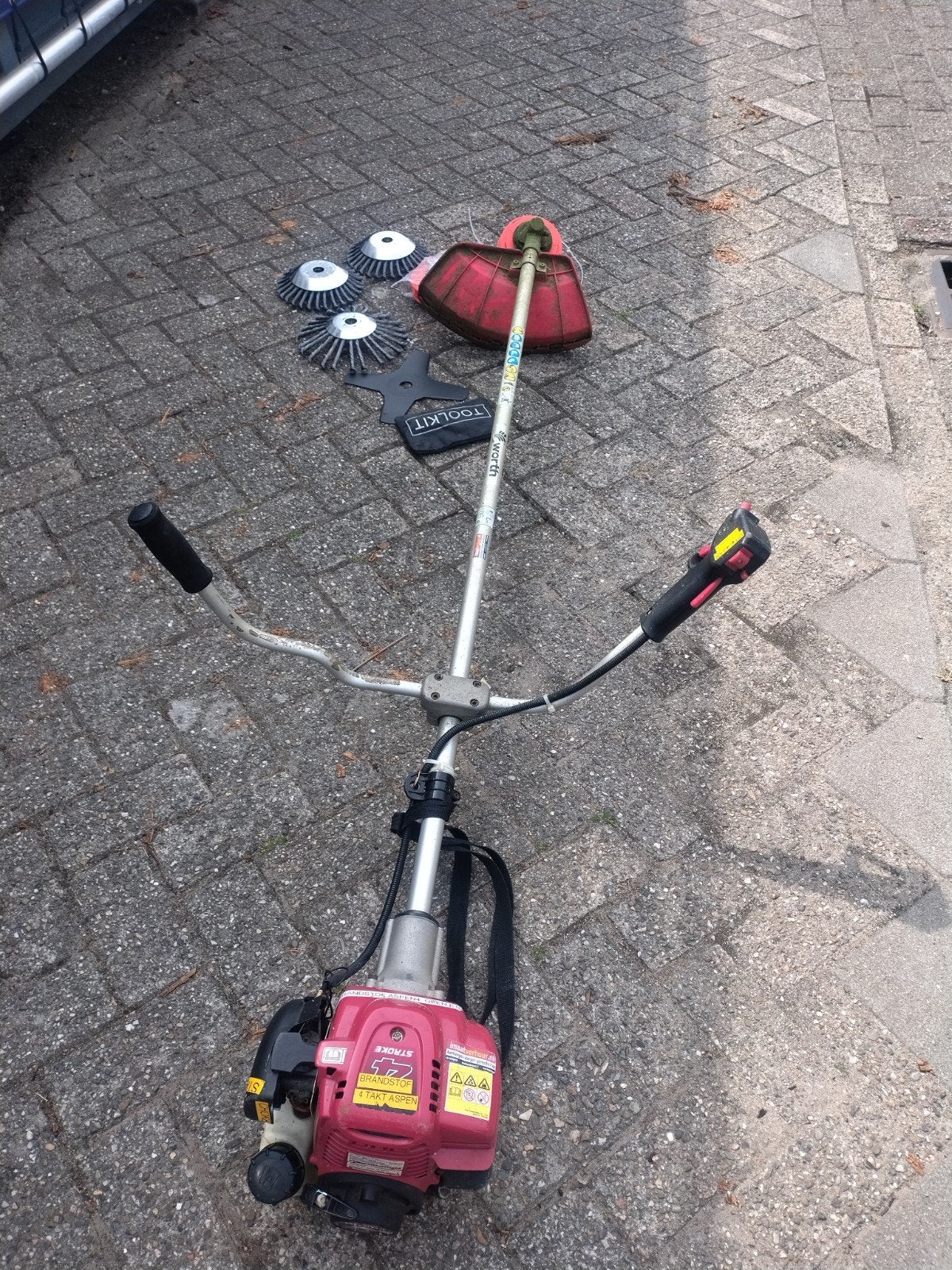 4 takt Honda bosmaaier pro. incl acc, Ophalen, 10 tot 30 cm, Benzine, Honda.