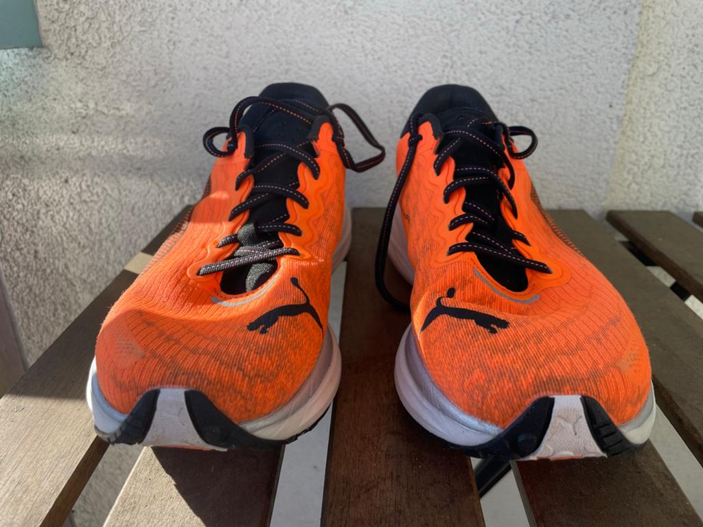Puma Deviate Nitro 2 mt43 - Carbon Race/Tempo Schoenen, Overige merken, Hardloopschoenen, Ophalen of Verzenden, Zo goed als nieuw