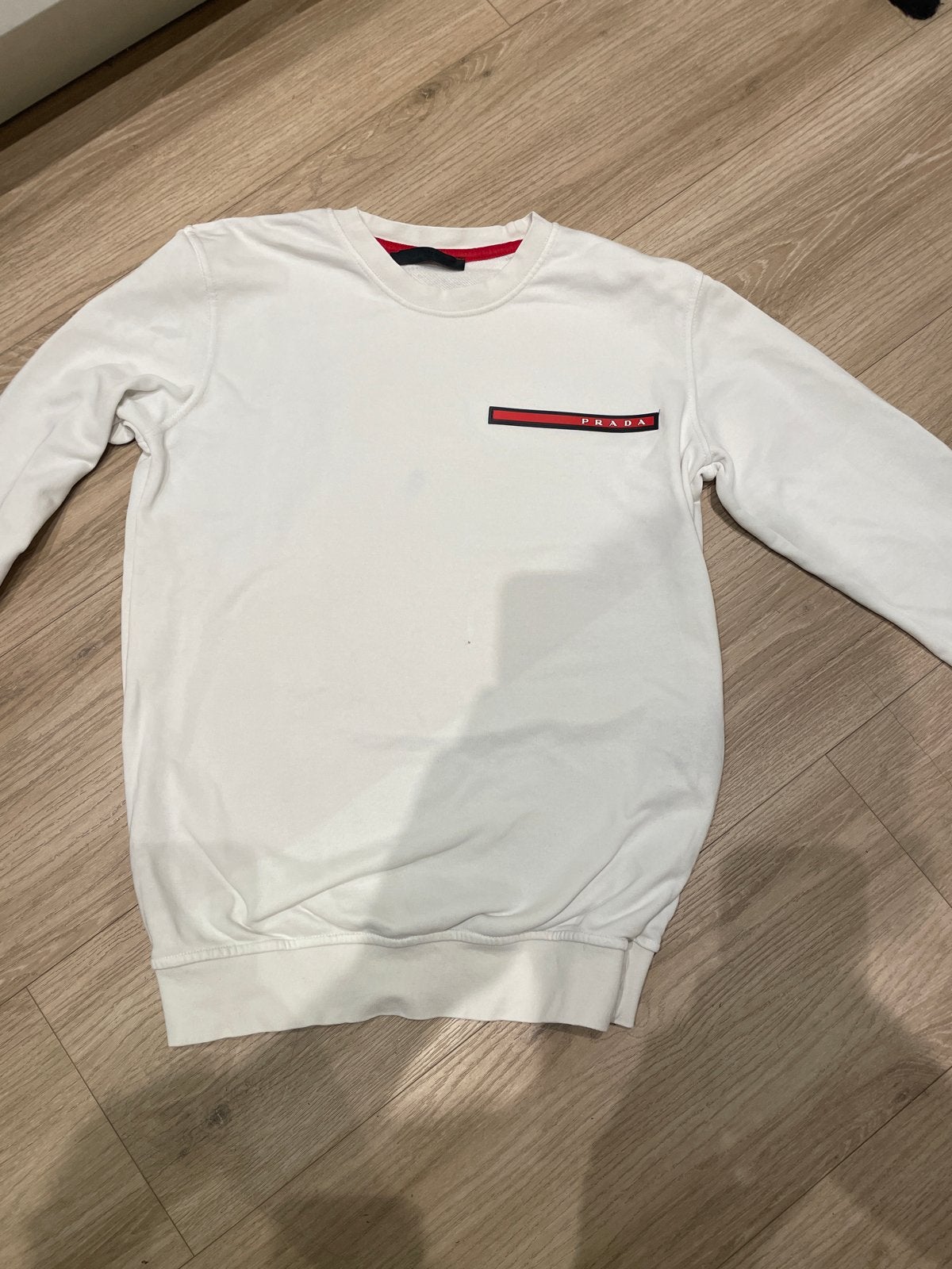 Prada trui wit maat m, Verzenden, Gedragen, Maat 46 (S) of kleiner, Wit