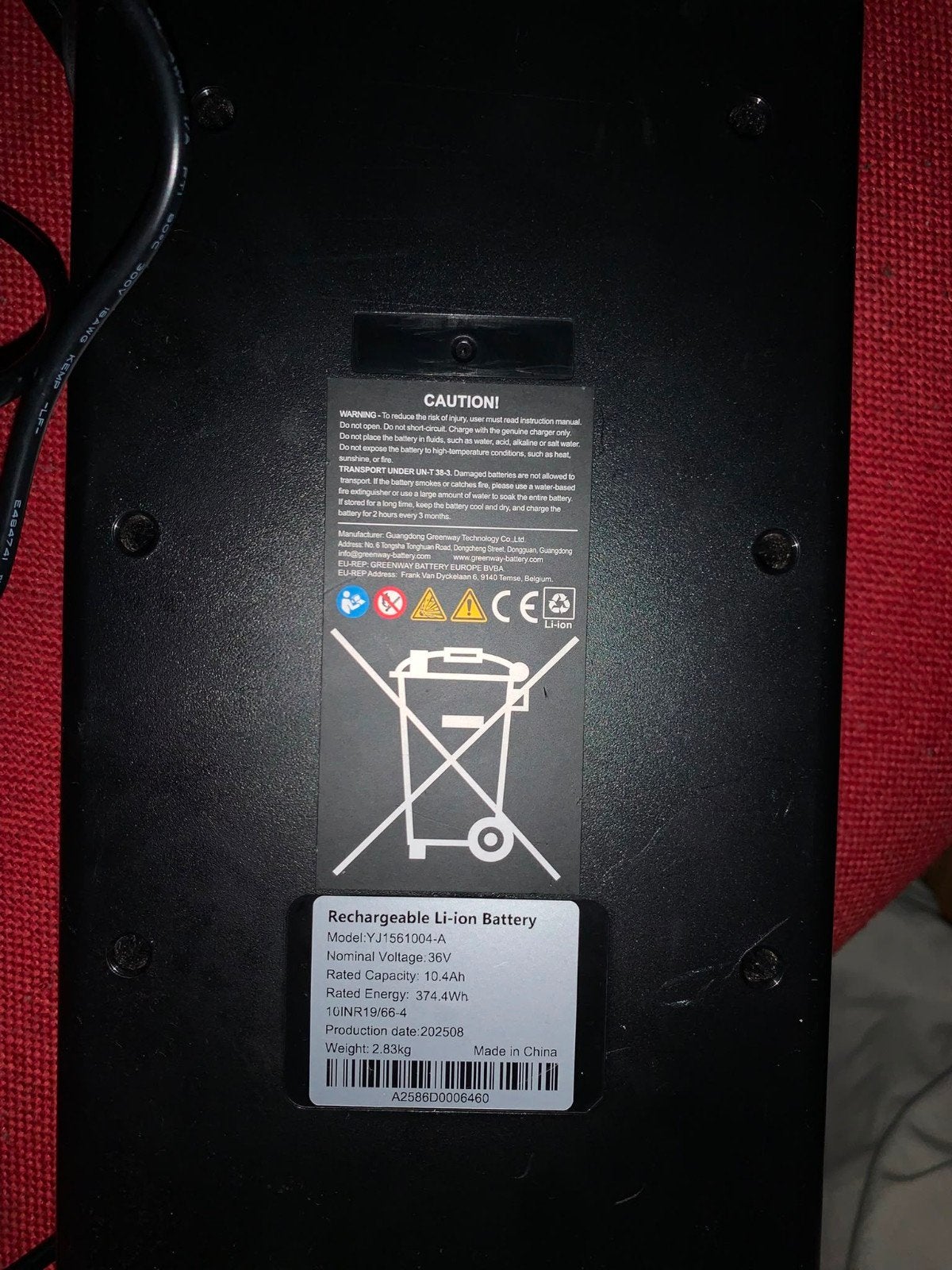 Rechargeable Li-ion Batterij, Ophalen of Verzenden, Overige merken