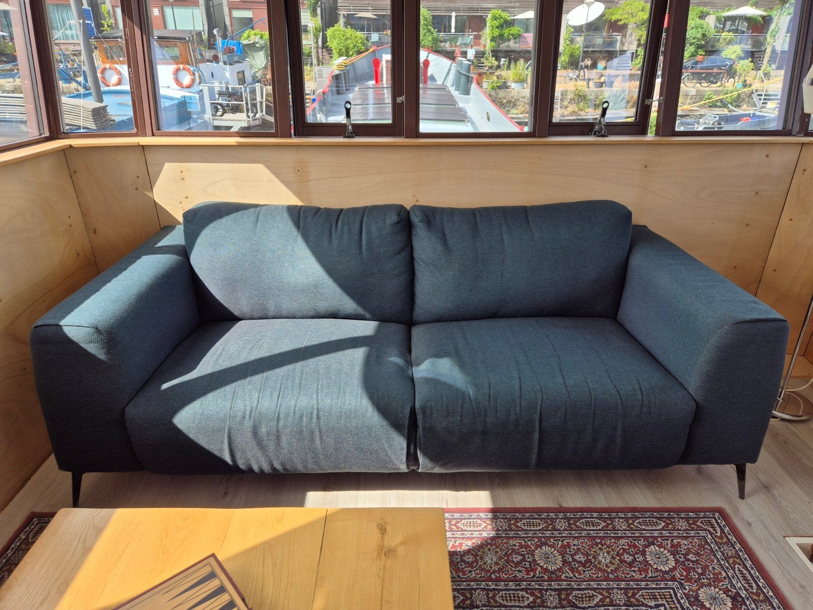 Comfortabele 2-zitsbank met diepe zit, Ophalen, Gebruikt, Tweepersoons, 75 tot 100 cm