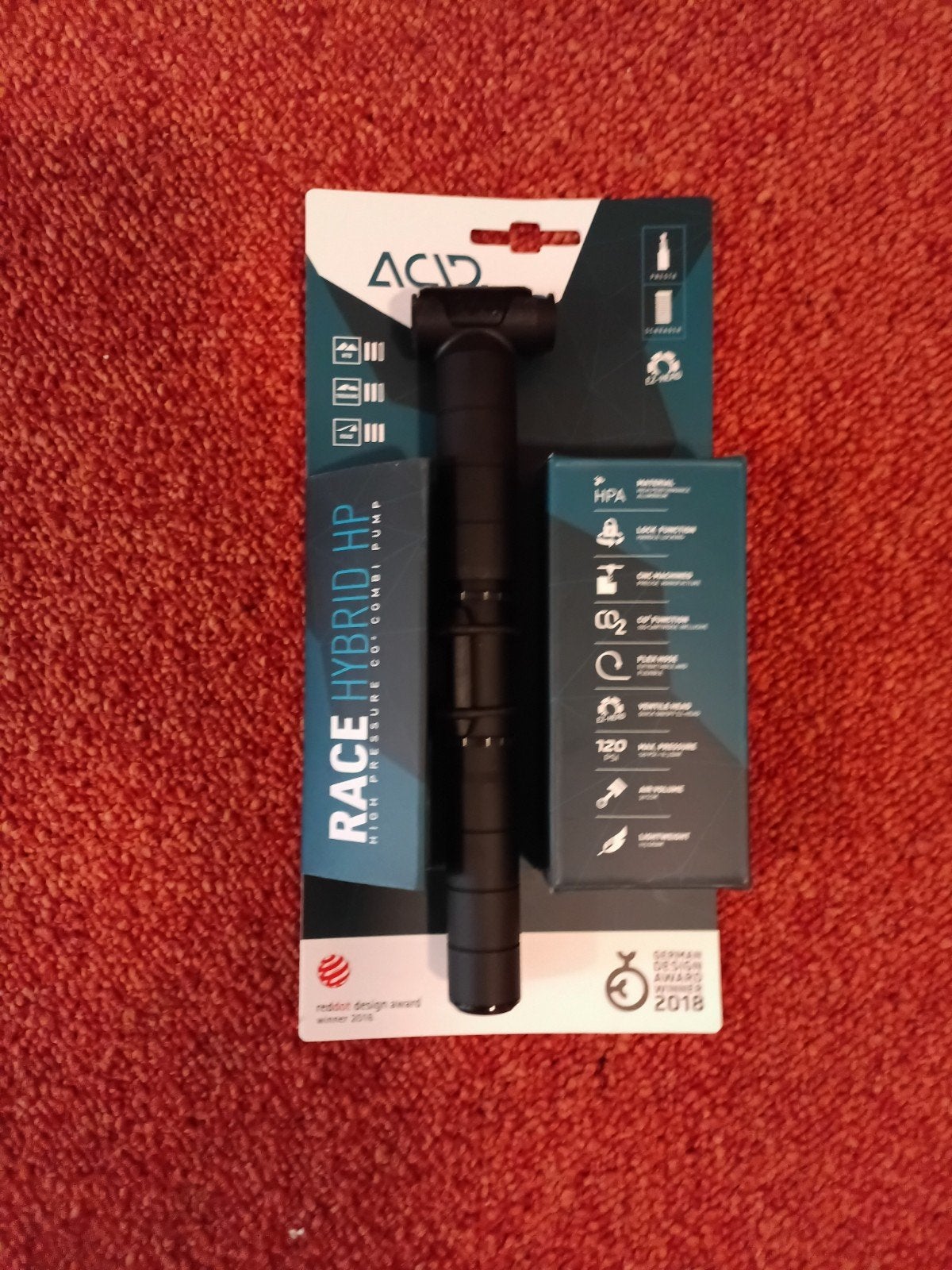 ACID fietspomp hybride Hand/CO2, Ophalen of Verzenden, Nieuw