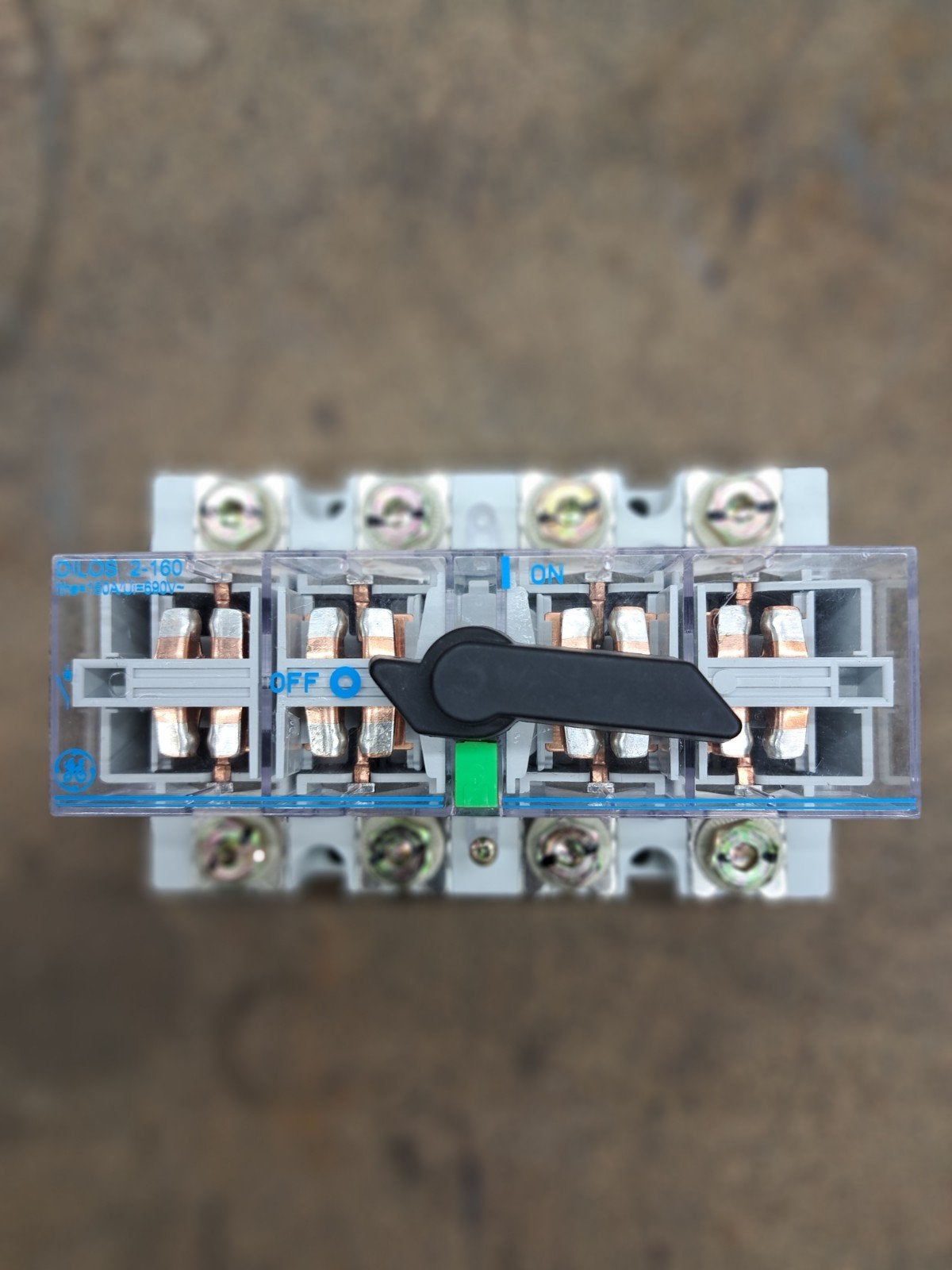 GE Dilos 2-160 Schakelaar 160A/690V, Doe-het-zelf en Verbouw, Elektra en Kabels, Ophalen of Verzenden, Zo goed als nieuw, Schakelaar