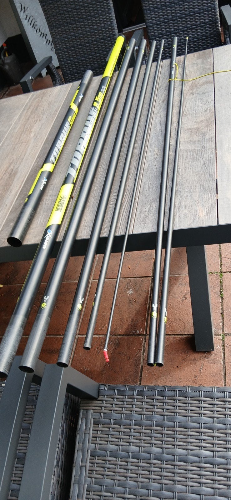 Matrix Torque Carp 8.5 m incl Extension, Ophalen, Gebruikt, Vaste hengel