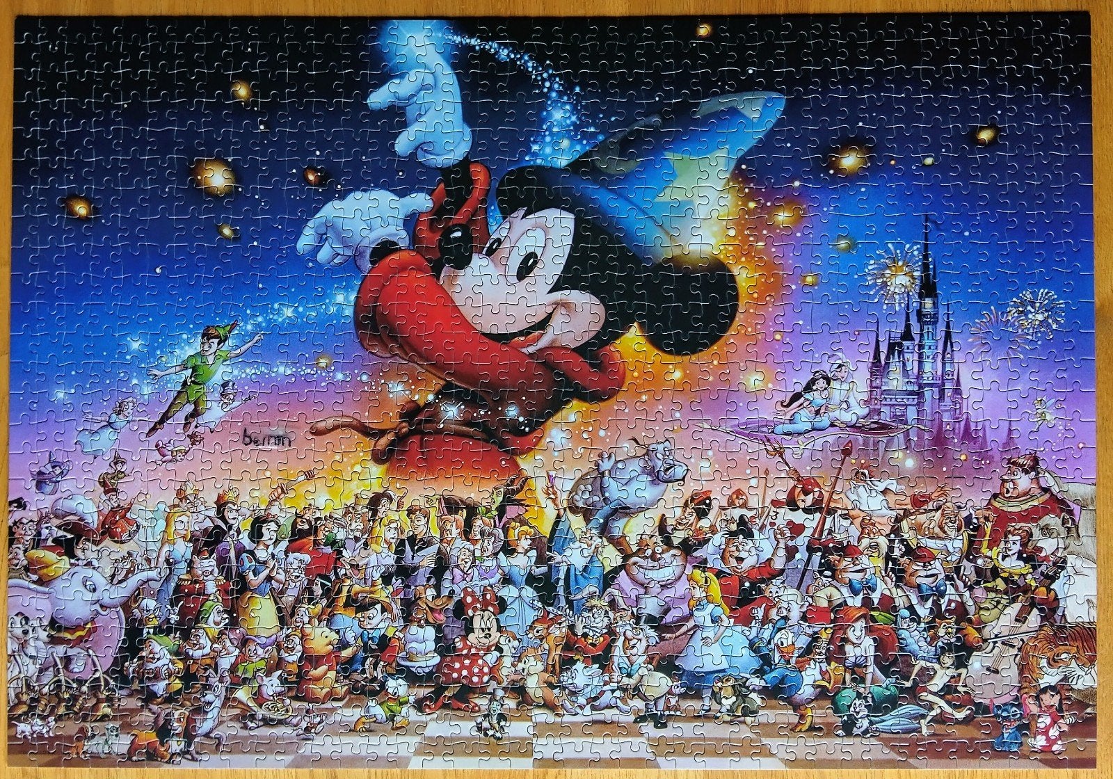 Disney puzzel Tenyo, Ophalen, 500 t/m 1500 stukjes, Zo goed als nieuw, Legpuzzel