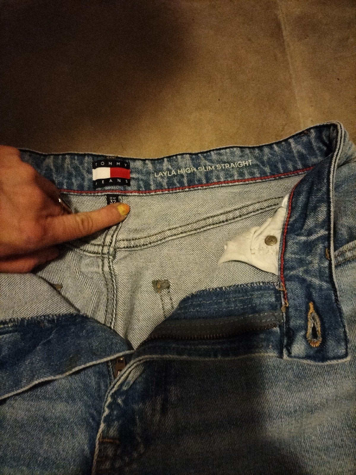 Tommy Jeans Layla High Slim Straight Jeans, Kleding | Dames, Spijkerbroeken en Jeans, Blauw, Ophalen of Verzenden, W30 - W32 (confectie 38/40)