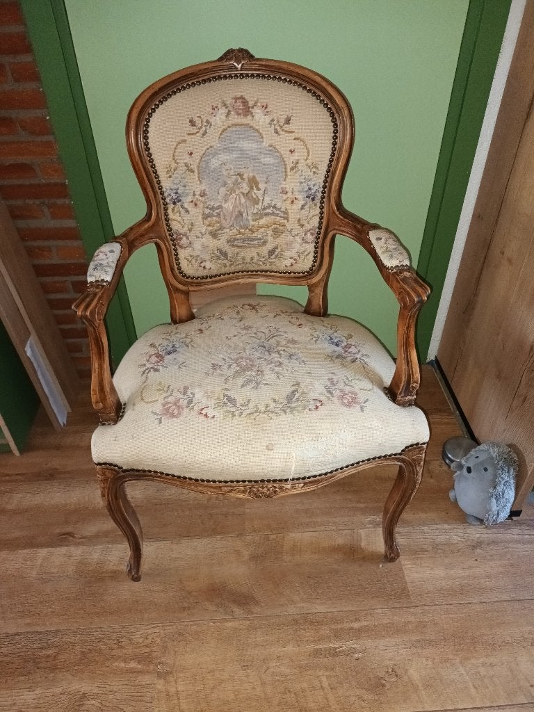 twee Biedemeijer stoelen, Gebruikt, Twee, Overige kleuren, Hout