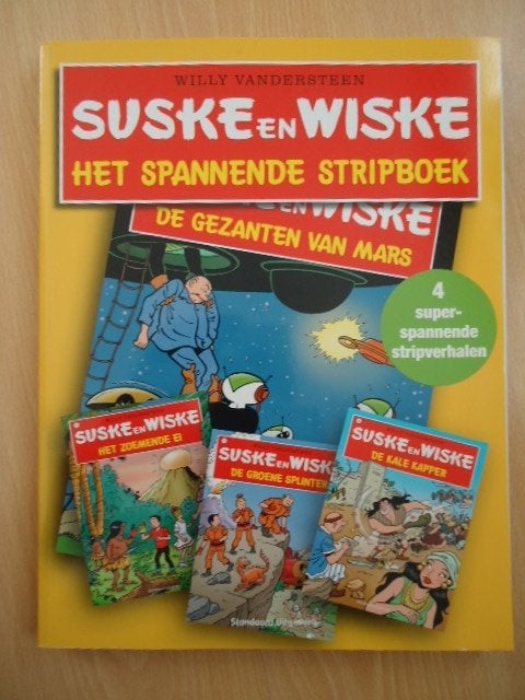 Suske en Wiske, het spannende stripboek. 4 in 1, 2009, Eén stripboek, Ophalen of Verzenden, Zo goed als nieuw