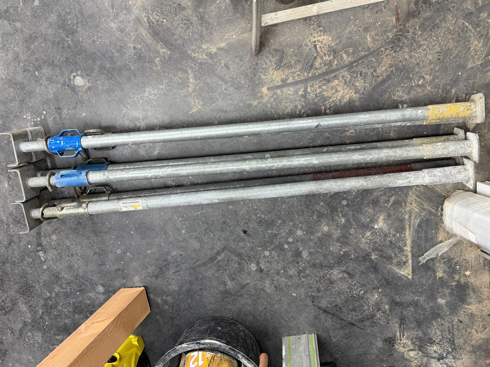 bouwstempels 180/350cm 6st, Ophalen, Gebruikt, Overige typen, 2 tot 5 meter