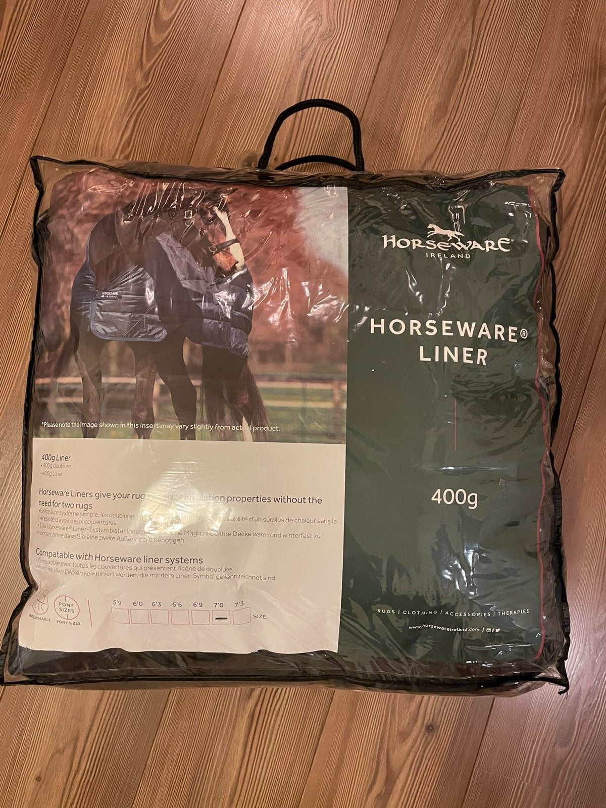 Horseware liner Nieuw 400 gr maat 213, Ophalen of Verzenden, Nieuw