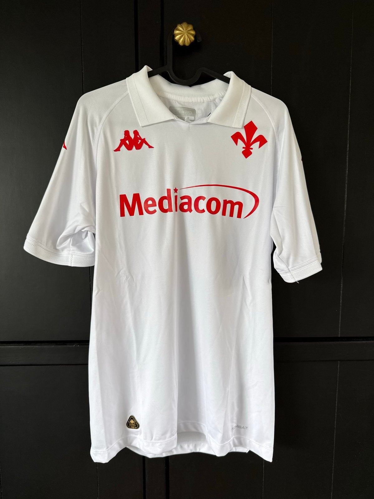 Fiorentina Europees shirt 2025 Kappa Kombat Pro - Maat M, Maat 48/50 (M), Wit, Nieuw, Ophalen of Verzenden