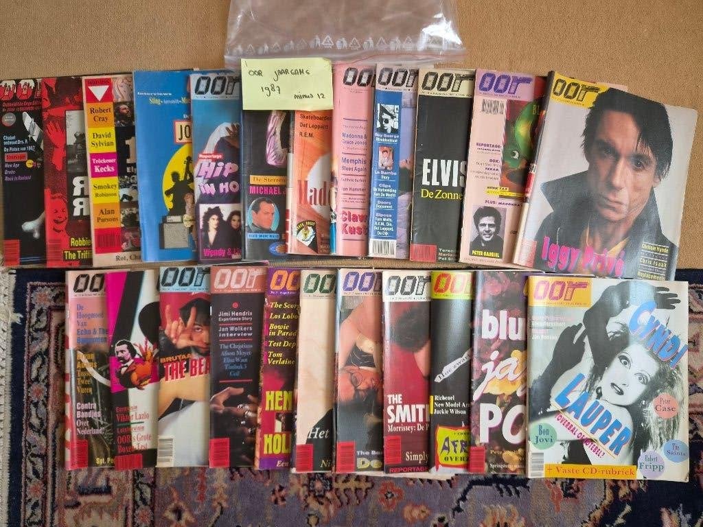 Muziekblad OOR, jaargang 1987 minus nr 12, Boeken, Ophalen of Verzenden, Gelezen, Muziek, Film of Tv