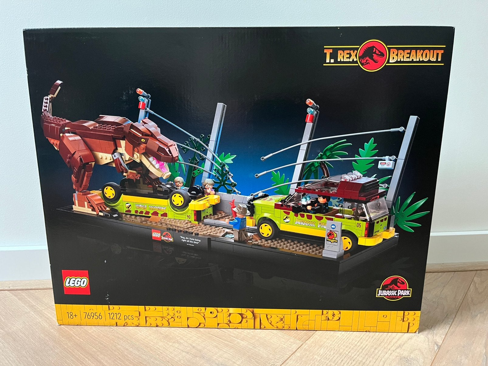 Lego 76956 T-Rex ontsnapping Jurassic Park, Lego, Nieuw, Ophalen of Verzenden, Complete set