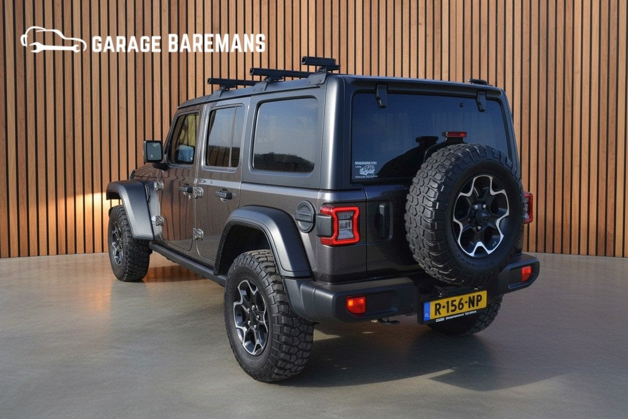 Jeep Wrangler Unlimited 4xe 380 Rubicon (bj 2022, automaat), Auto's, Jeep, Automaat, Euro 6, 4 cilinders, Cabriolet
