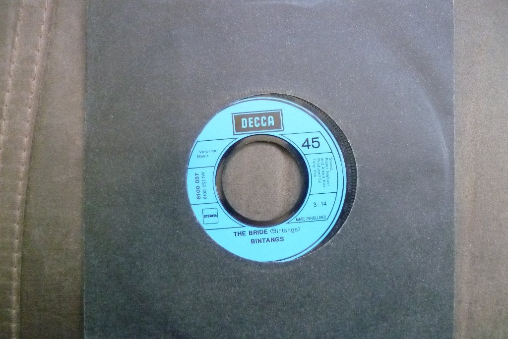 Bintangs - The Bride (Decca 45 toeren single), Cd's en Dvd's, Vinyl Singles, 7 inch, Single, Ophalen of Verzenden, Rock en Metal