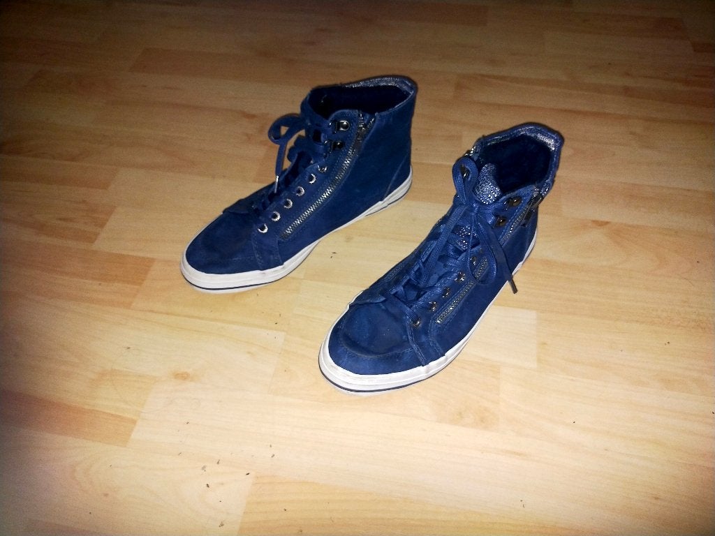 Schoenen Venice  maat 41  hoge blauwe sneakers, Blauw, Nieuw, Ophalen of Verzenden, Sneakers of Gympen