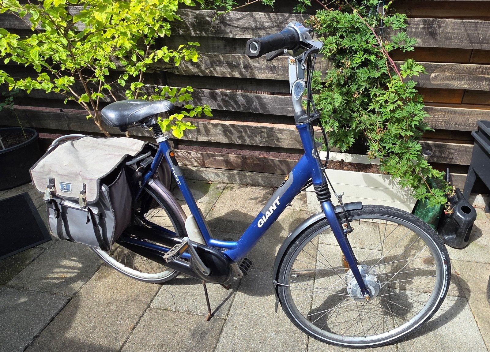 Giant Twist elektrische fiets met fietstassen, 51 tot 55 cm, Ophalen, Gebruikt, Giant