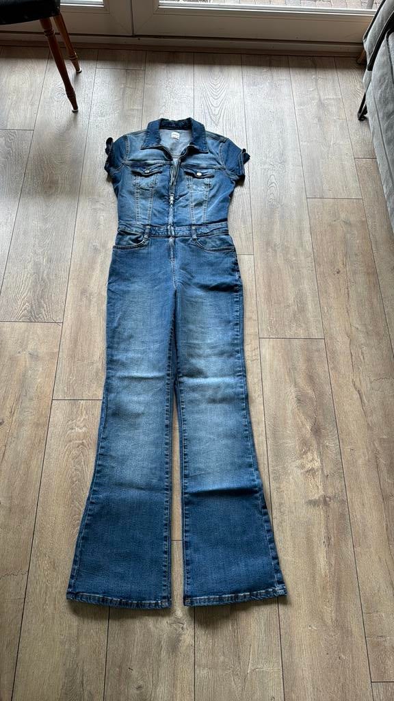 Spijkerpak bershka maar M, Maat 38/40 (M), Overige typen, Blauw, Ophalen of Verzenden