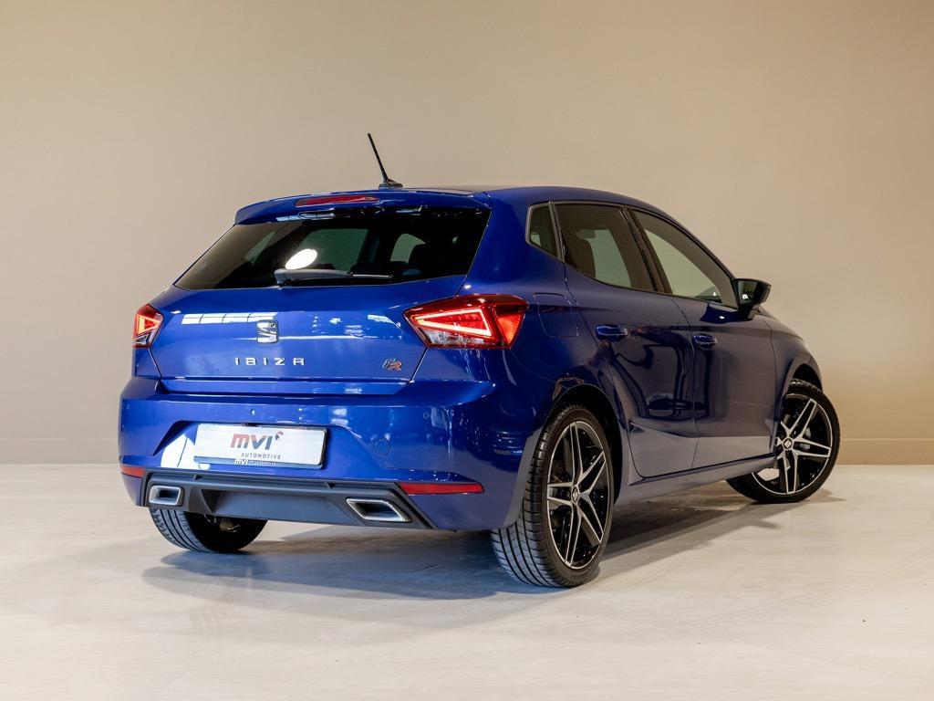 SEAT Ibiza 1.0 TSI FR / 110pk / Apple Carplay / Achteruitrij, Stof, Met garantie (alle), Blauw, Ibiza