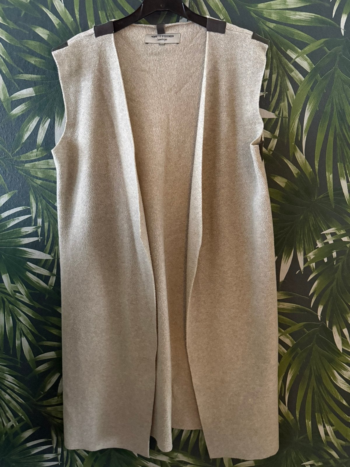Henriette Steffensen Fleece Vest Maat L Sand/Light Grey, Kleding | Dames, Verzenden