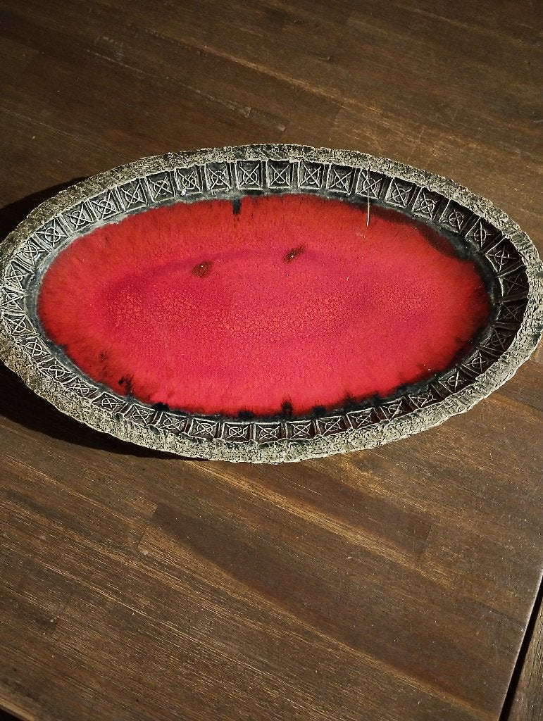 fat lava schaal, Antiek en Kunst, Ophalen of Verzenden